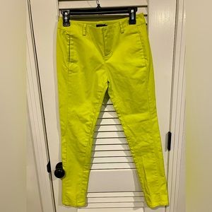Kate Spade Saturday Pants in Bright Yellow Women’s Size 0